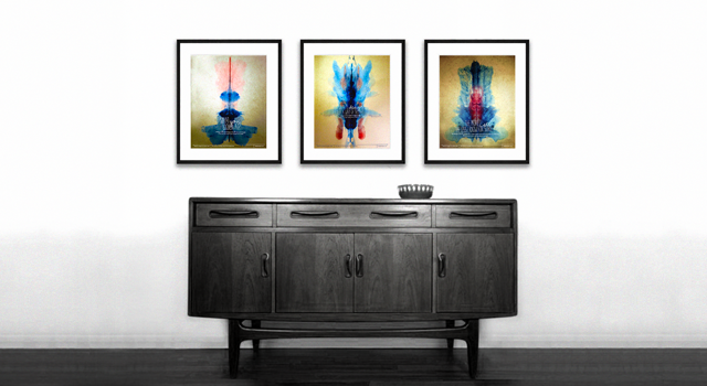 the science of design: the rorschach inkblot test poster series